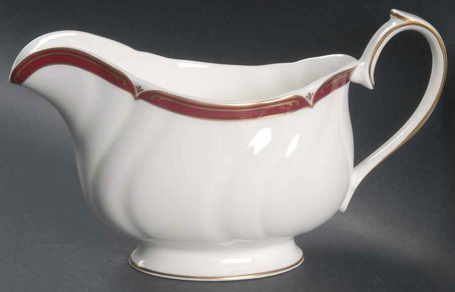 Empress Ruby Gravy Boat by Wedgwood-1