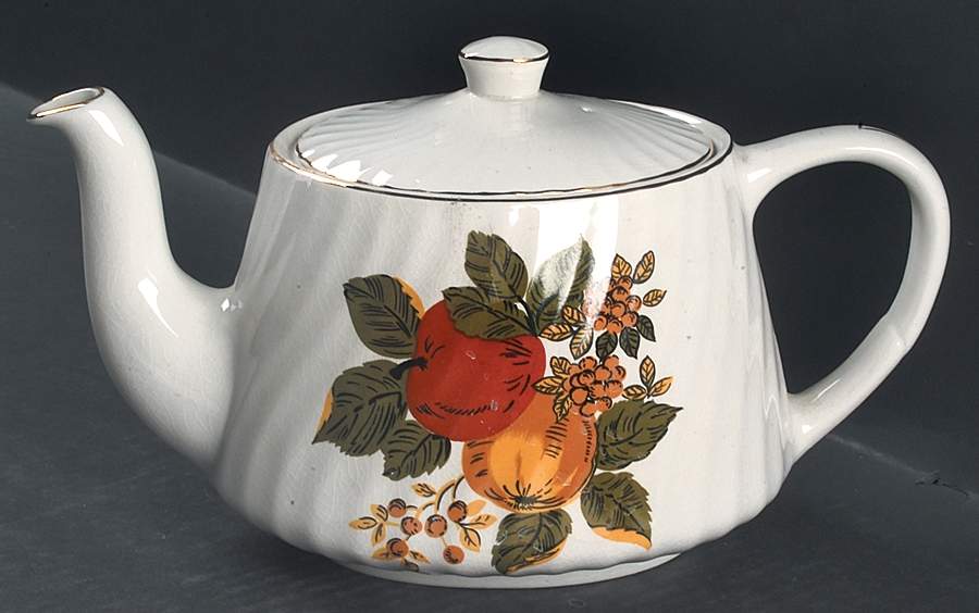 English Harvest Teapot & Lid by Wedgwood-1