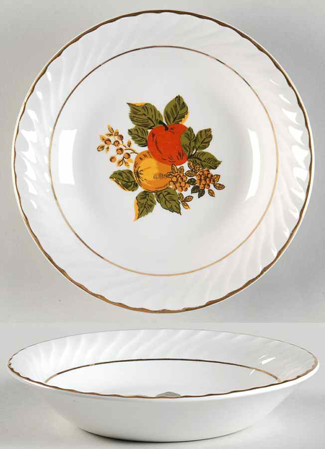 English Harvest Fruit/Dessert (Sauce) Bowl by Wedgwood-1