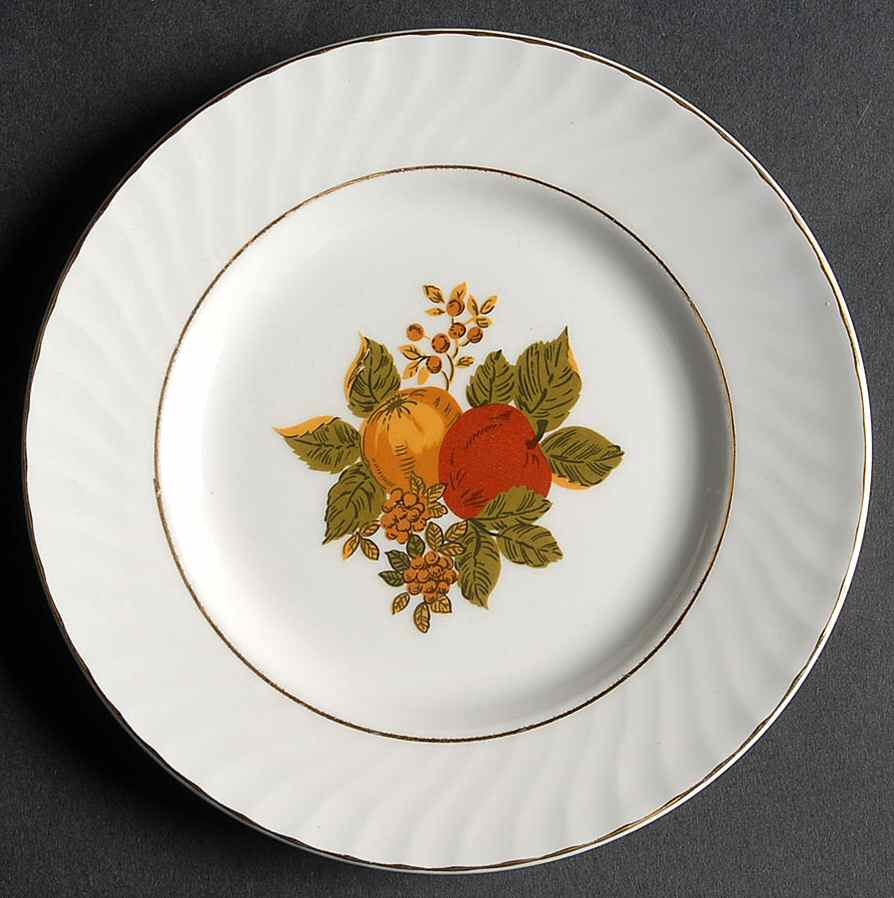 English Harvest Bread & Butter Plate by Wedgwood-1