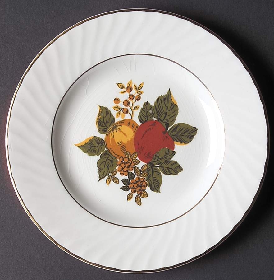 English Harvest Salad Plate by Wedgwood-1