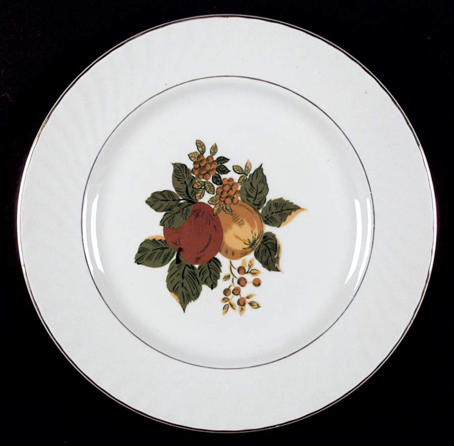 English Harvest Dinner Plate by Wedgwood-1