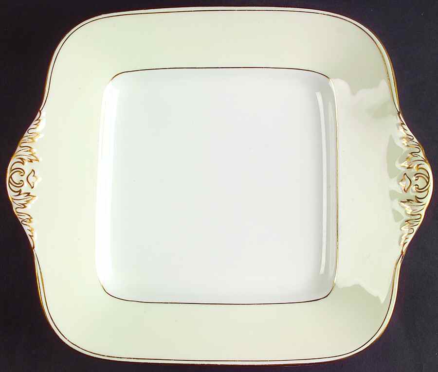 Essex Square Handled Cake Plate by Wedgwood-1
