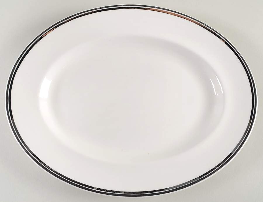 Essence 14" Oval Serving Platter by Wedgwood-1