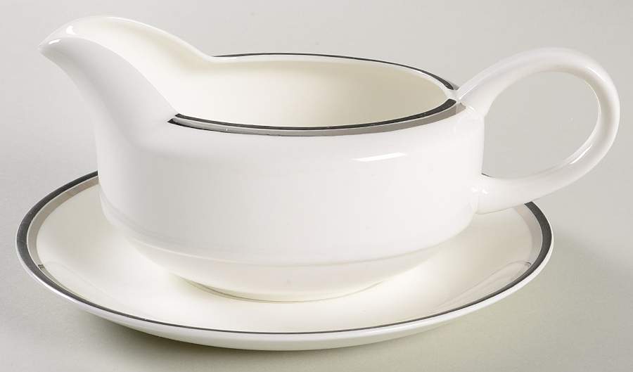 Essence Gravy Boat & Underplate by Wedgwood-1