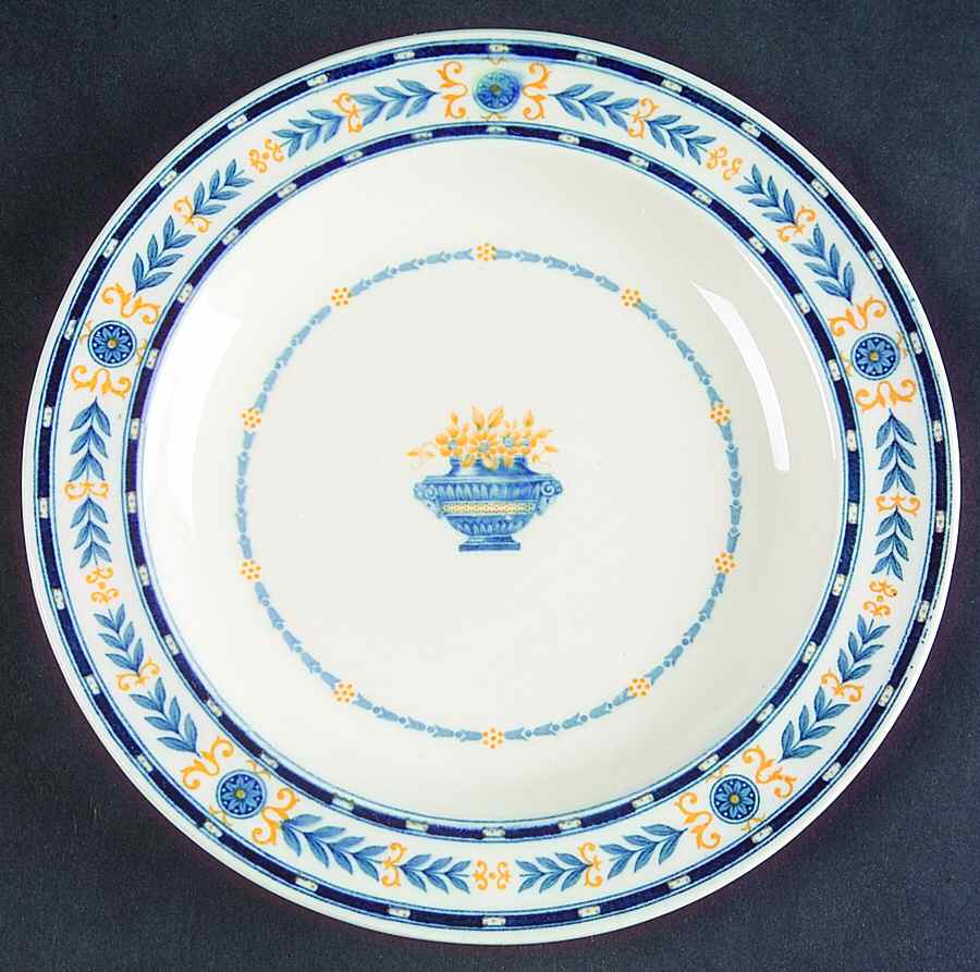 The Etruria (Blue Laurel) Dessert/Pie Plate by Wedgwood-1