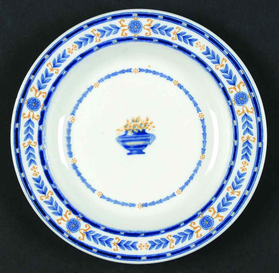 The Etruria (Blue Laurel) Bread & Butter Plate by Wedgwood-1