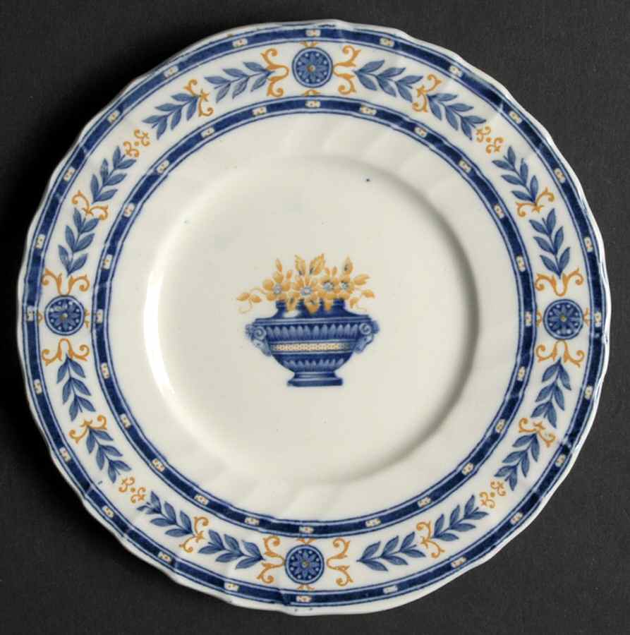 The Etruria (Blue Laurel) Saucer for Ramekin by Wedgwood-1