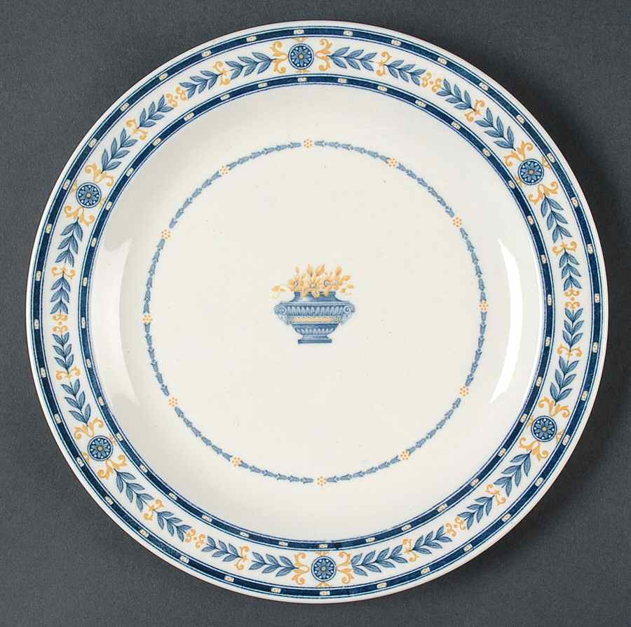 The Etruria (Blue Laurel) Luncheon Plate by Wedgwood-1