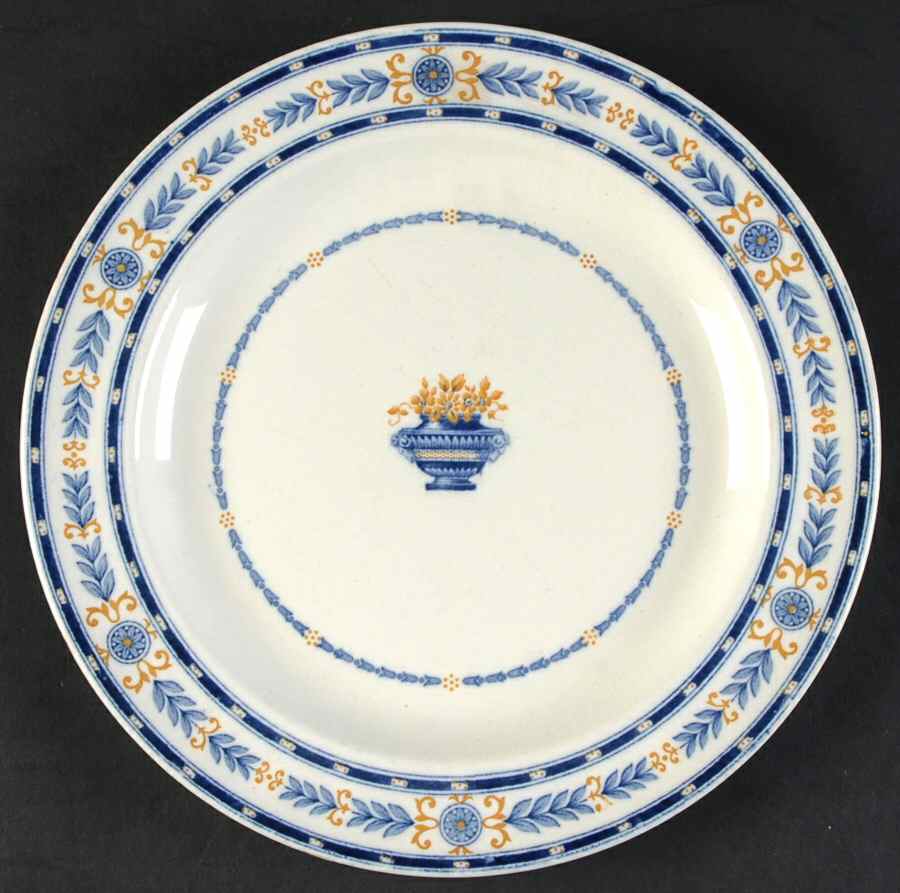 The Etruria (Blue Laurel) Salad Plate by Wedgwood-1