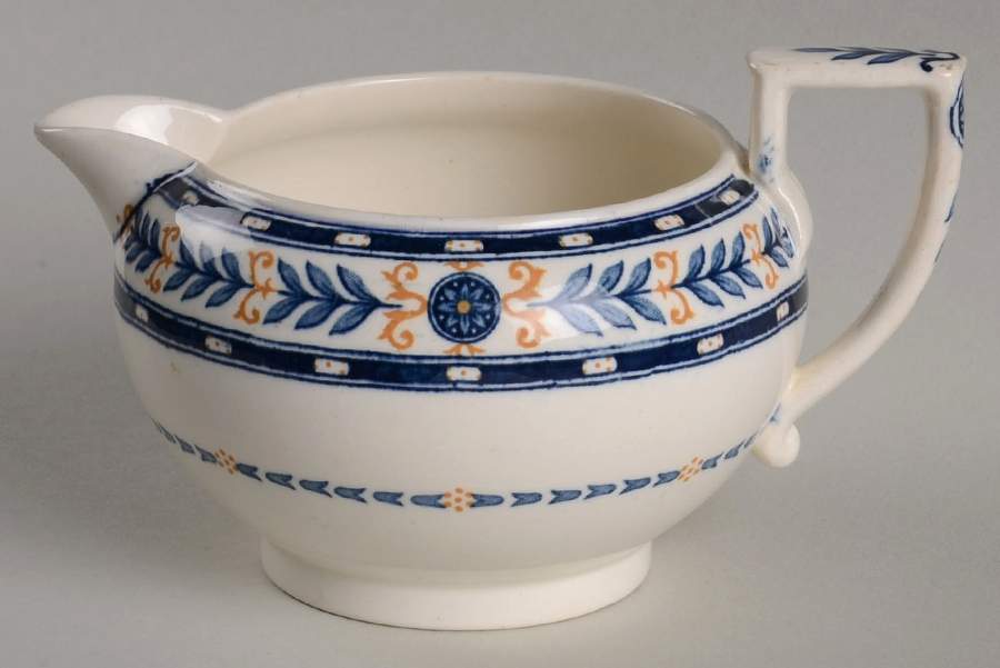The Etruria (Blue Laurel) Mini Creamer by Wedgwood-1