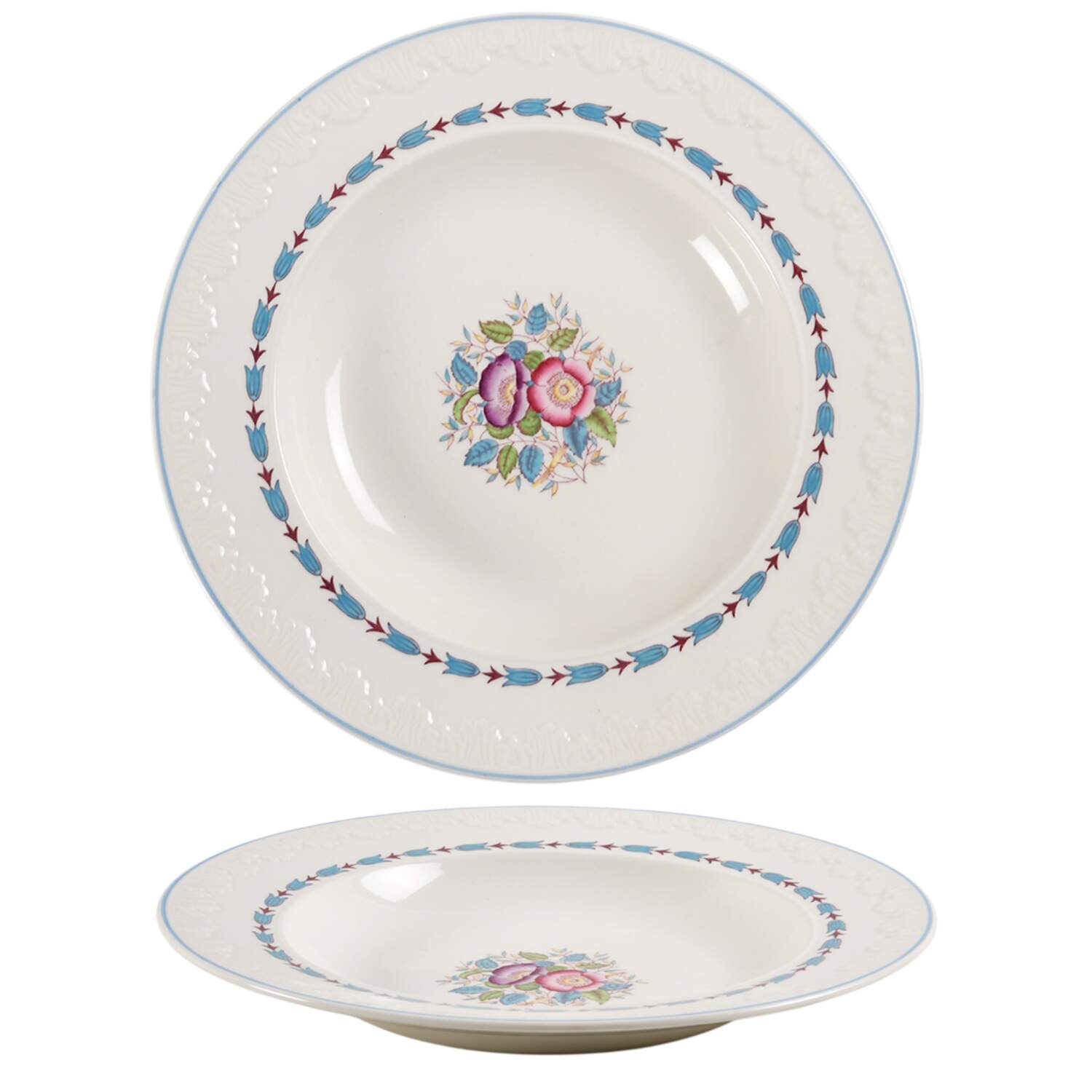 Evenlode Large Rim Soup Bowl by Wedgwood-1