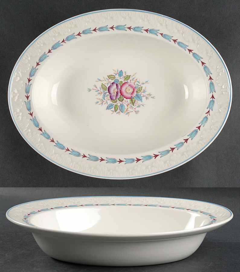 Evenlode 10" Oval Vegetable Bowl by Wedgwood-1