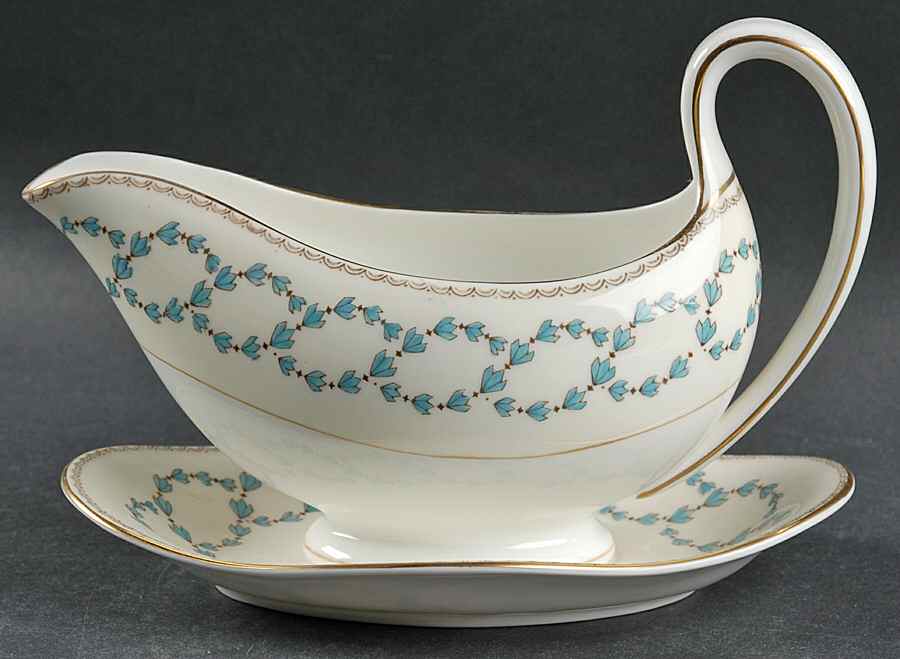 Fairford Gravy Boat with Attached Underplate by Wedgwood-1