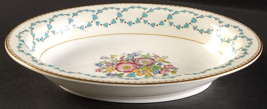 Fairford 9" Oval Vegetable Bowl by Wedgwood-1