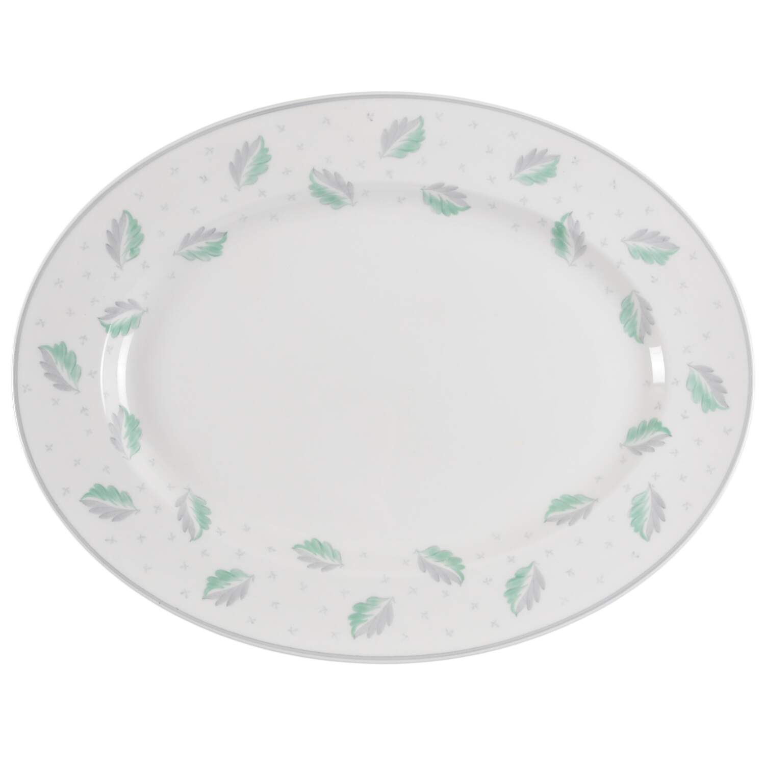 Falling Leaves 15" Oval Serving Platter by Wedgwood-1