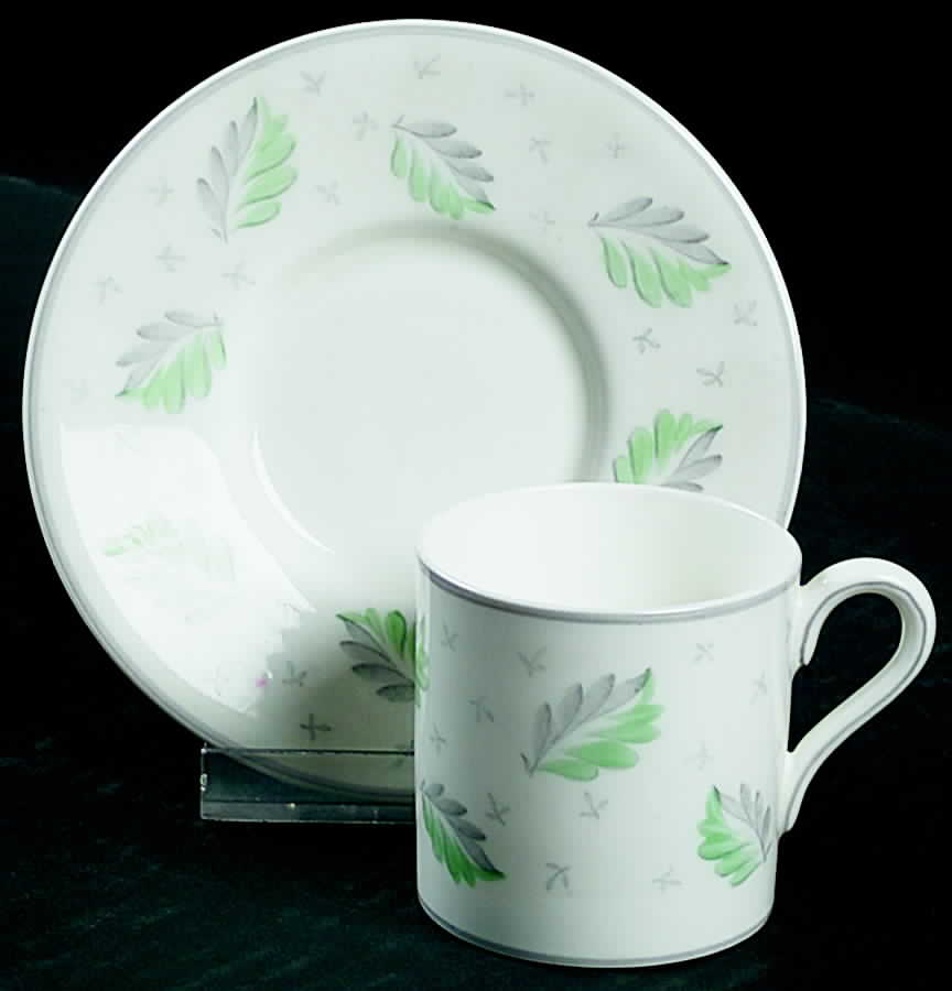 Falling Leaves Flat Demitasse Cup & Saucer Set by Wedgwood-1