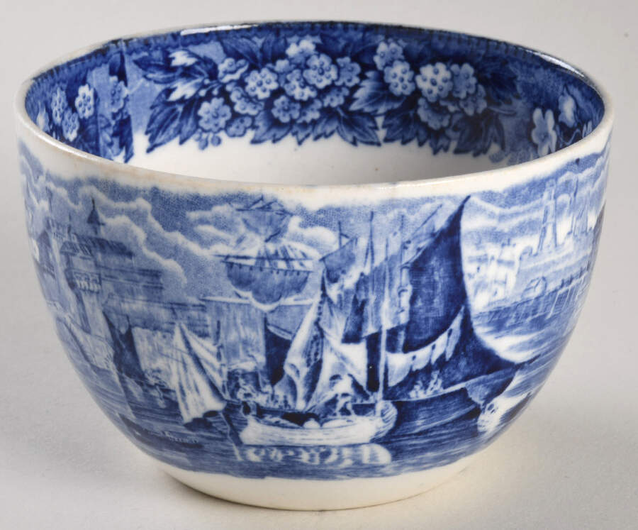 Ferrara Blue (No Trim) Rice Bowl by Wedgwood-1