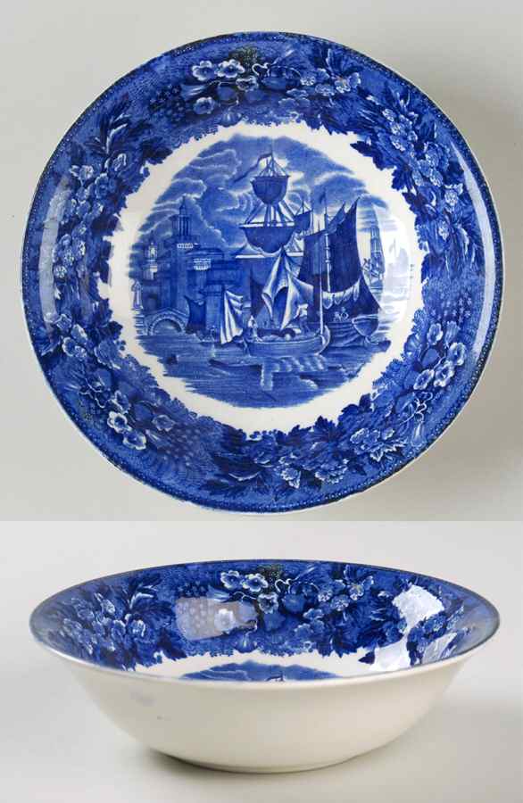 Ferrara Blue (No Trim) Coupe Cereal Bowl by Wedgwood-1