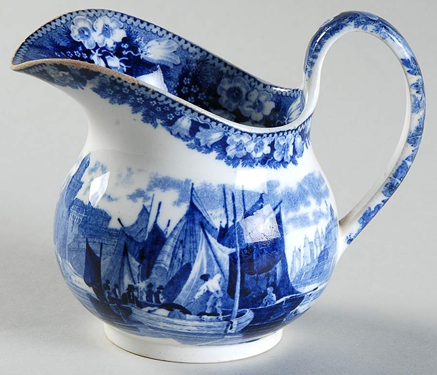 Ferrara Blue (No Trim) Creamer by Wedgwood-1