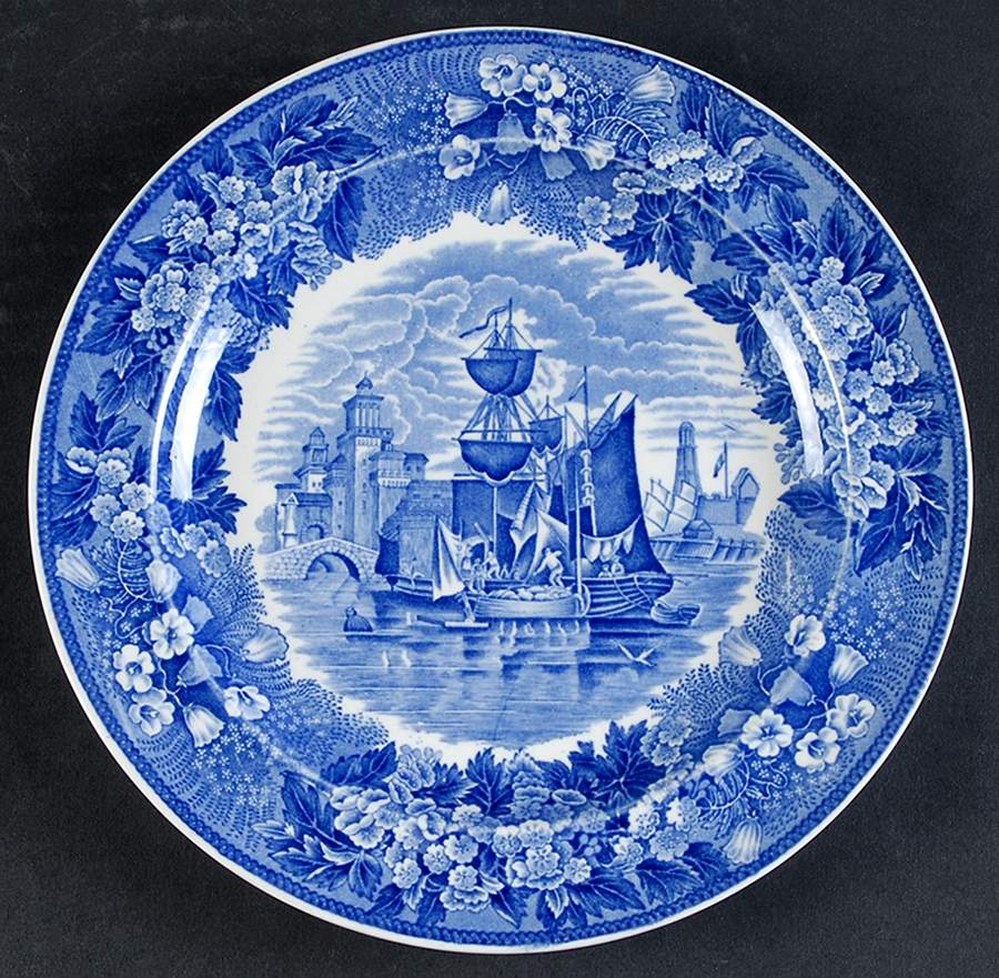 Ferrara Blue (No Trim) Salad Plate by Wedgwood-1