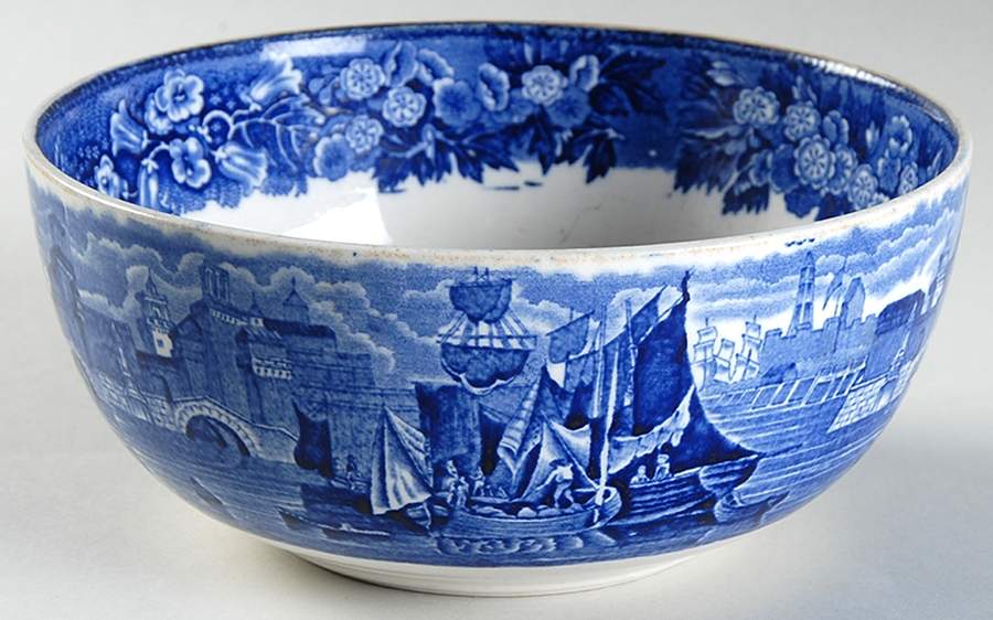 Ferrara Blue (No Trim) 6" Round Vegetable Bowl by Wedgwood-1