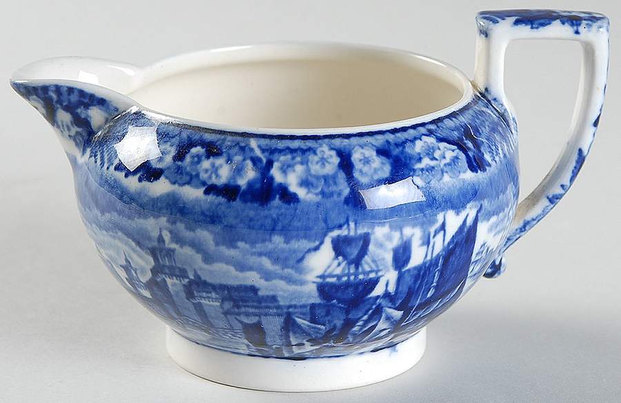 Ferrara Blue (No Trim) Mini Creamer by Wedgwood-1
