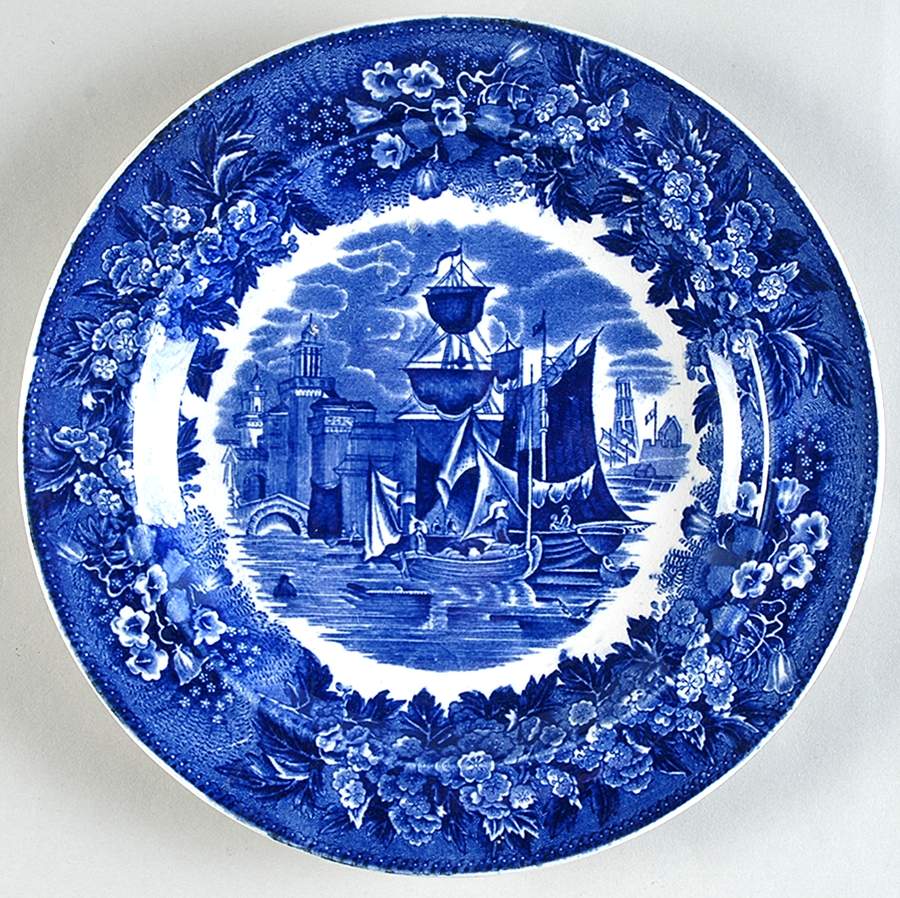 Ferrara Blue (No Trim) Bread & Butter Plate by Wedgwood-1