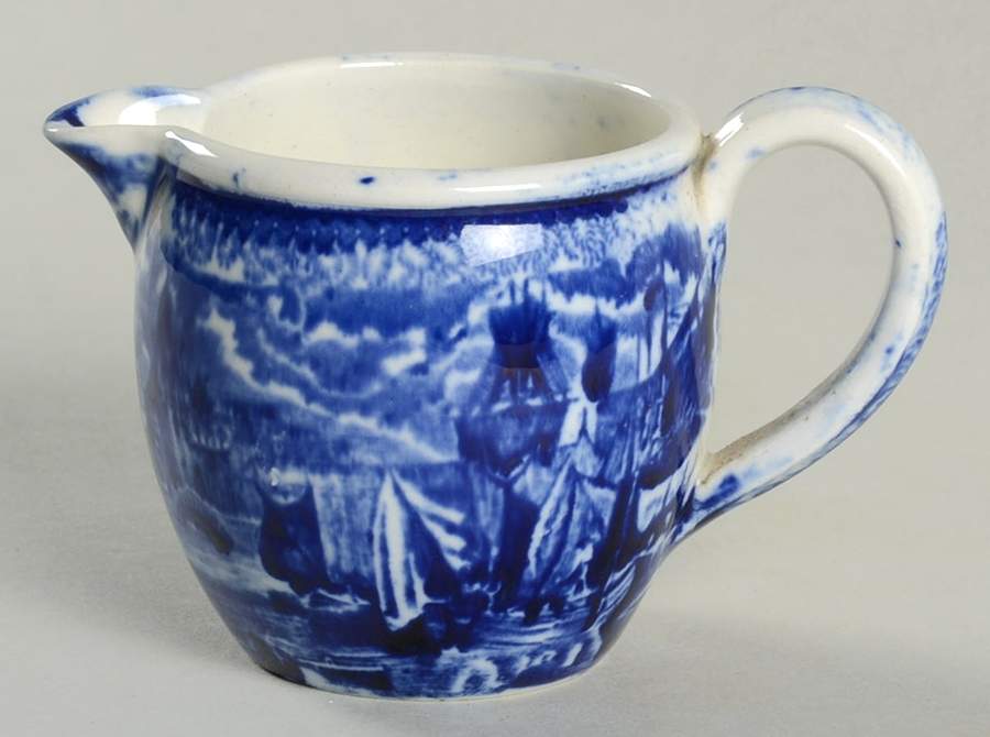 Ferrara Blue (No Trim) Mini Creamer by Wedgwood-1