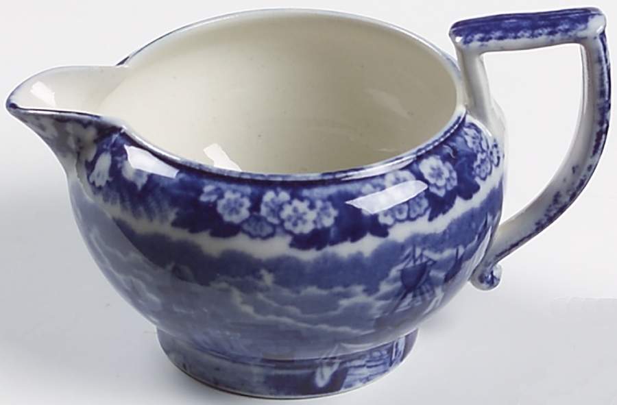 Ferrara Blue (No Trim) Mini Creamer by Wedgwood-1