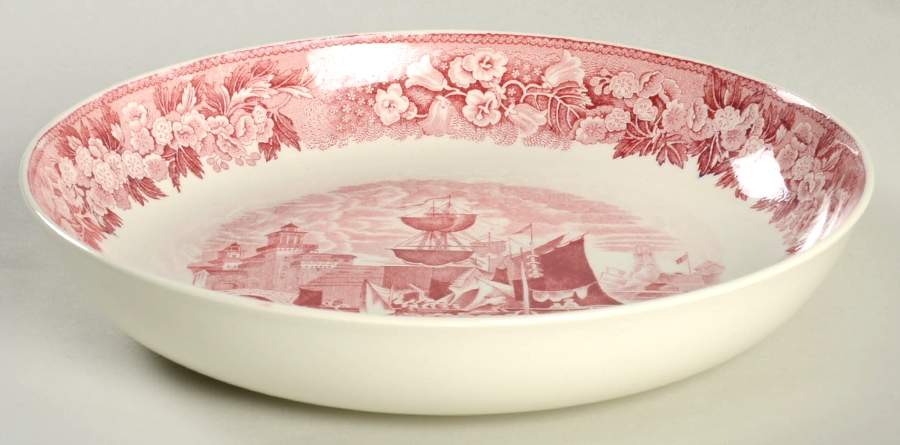 Ferrara Pink (No Trim) Coupe Soup Bowl by Wedgwood-1