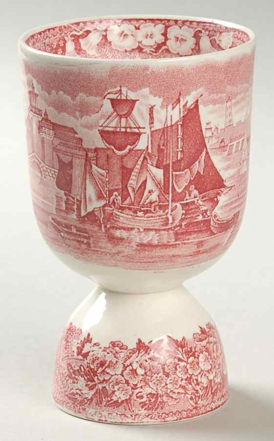 Ferrara Pink (No Trim) Double Egg Cup by Wedgwood-1