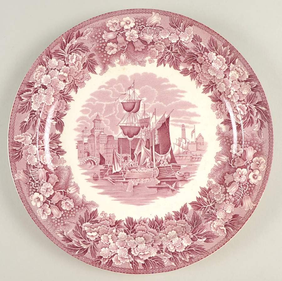 Ferrara Plum (No Trim) Dinner Plate by Wedgwood-1