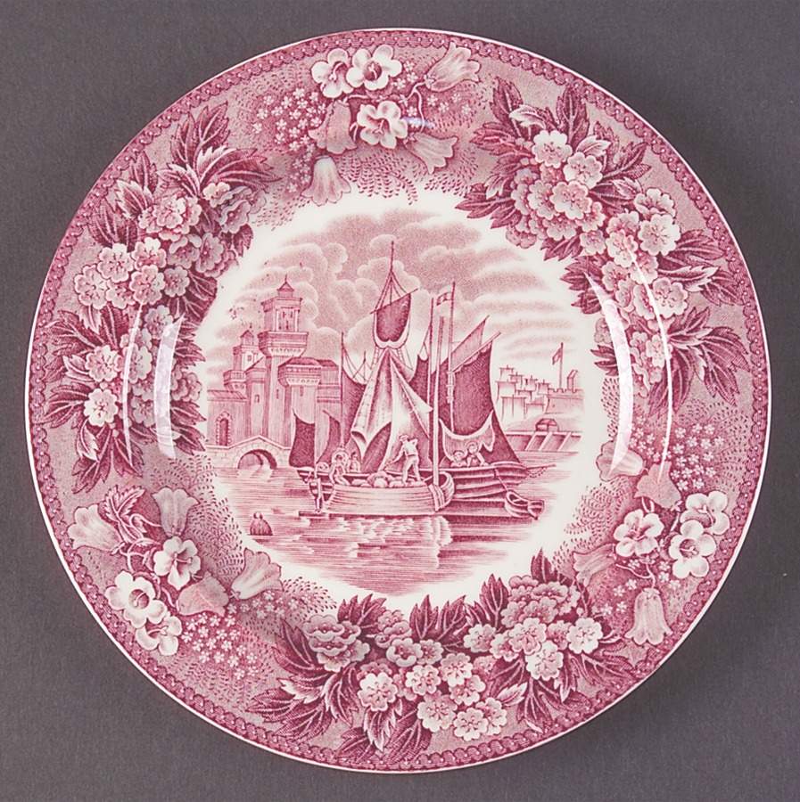 Ferrara Plum (No Trim) Bread & Butter Plate by Wedgwood-1