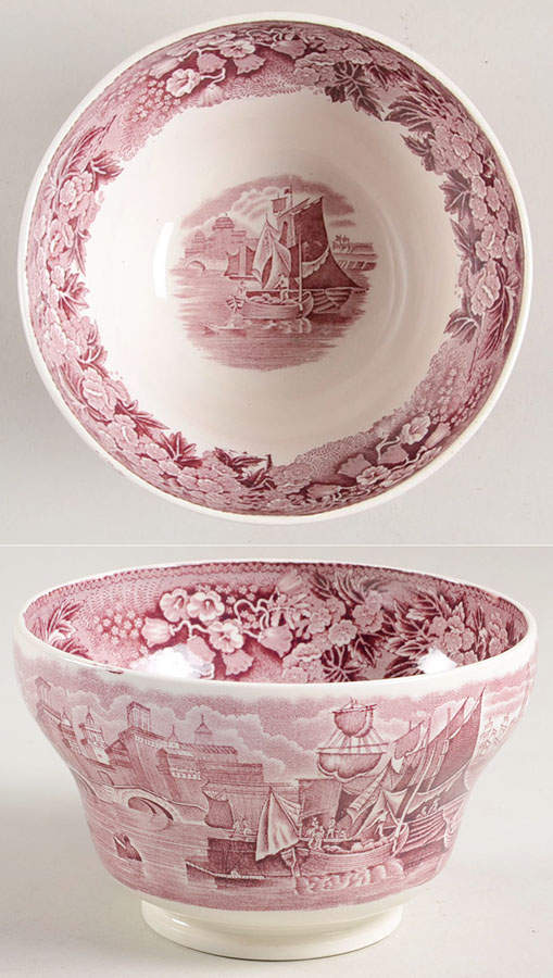 Ferrara Plum (No Trim) Cranberry Bowl by Wedgwood-1
