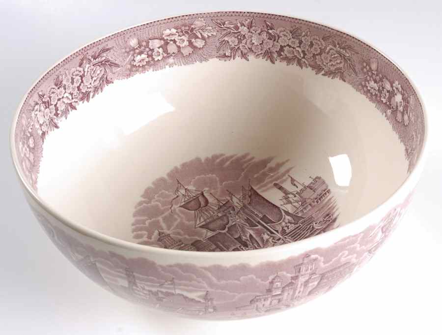 Ferrara Plum (No Trim) 9" Salad Serving Bowl by Wedgwood-1