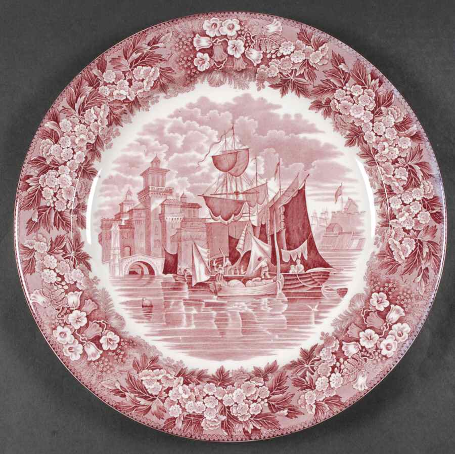 Ferrara Plum (No Trim) 12" Chop Plate (Round Platter) by Wedgwood-1