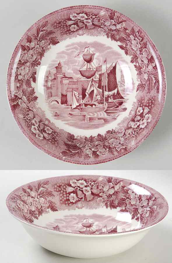 Ferrara Plum (No Trim) Coupe Cereal Bowl by Wedgwood-1