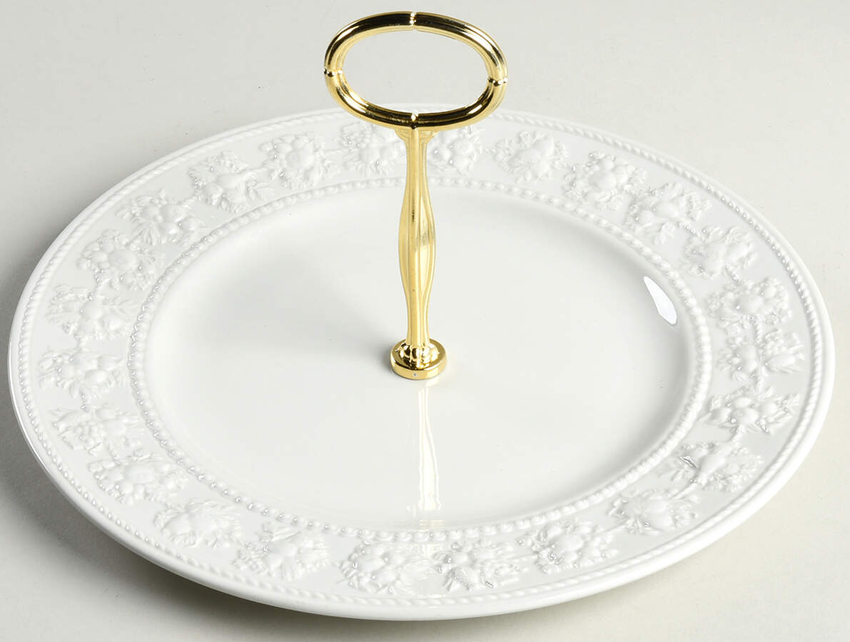 Festivity Round Serving Plate with Center Handle (Dp) Hc by Wedgwood-1