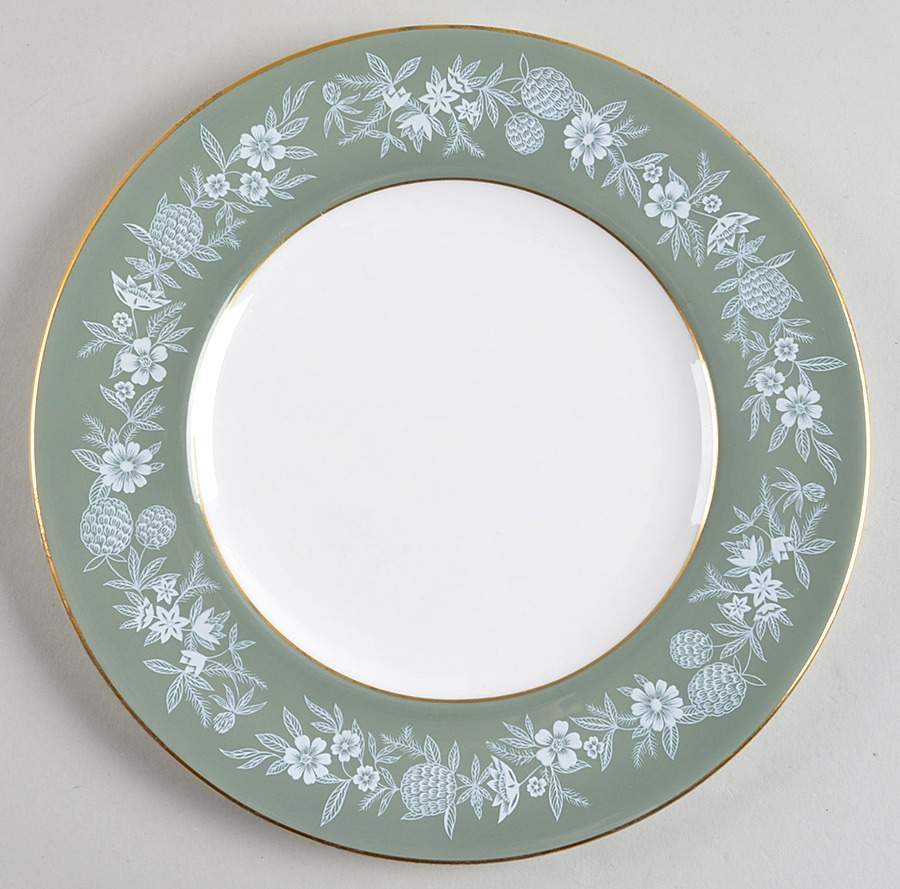 Fieldfare Green Salad Plate by Wedgwood-1