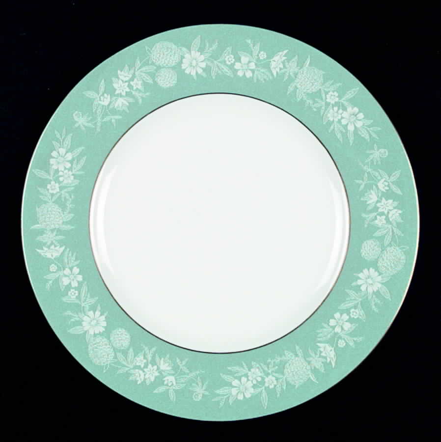 Fieldfare Turquoise Dinner Plate by Wedgwood-1