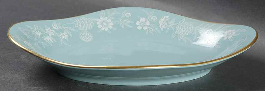 Fieldfare Turquoise Pickle Dish by Wedgwood-1