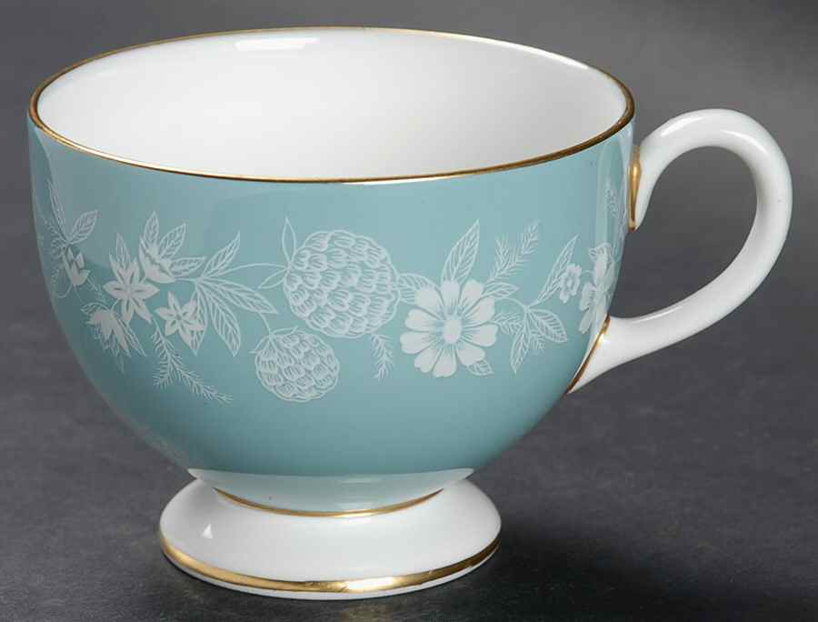 Fieldfare Turquoise Footed Cup by Wedgwood-1