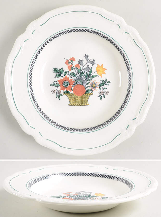 Flaxman Rim Soup Bowl by Wedgwood-1
