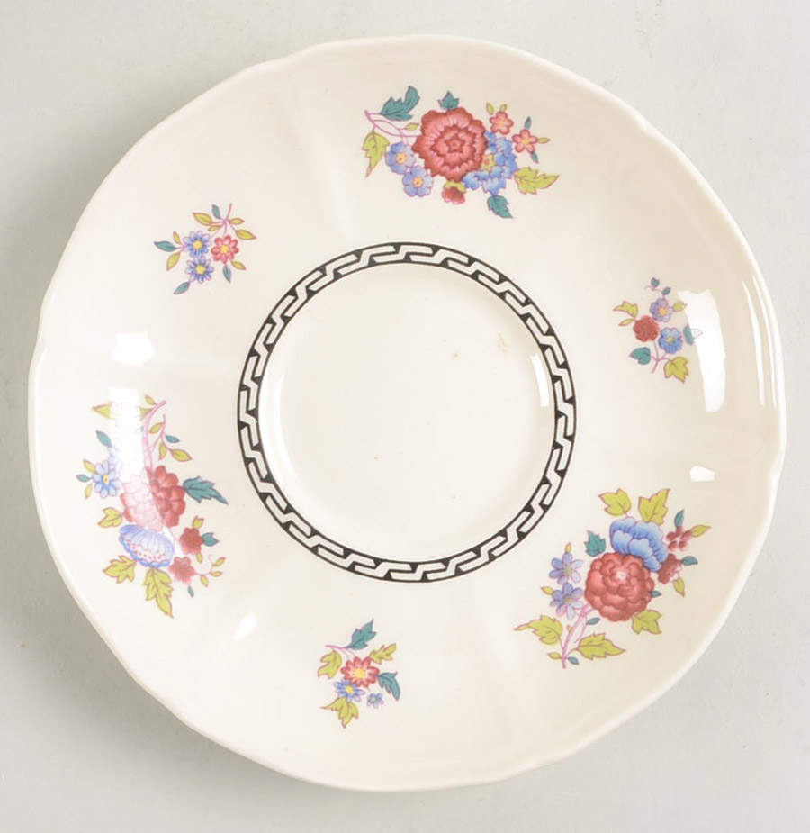 Floral Basket Saucer by Wedgwood-1