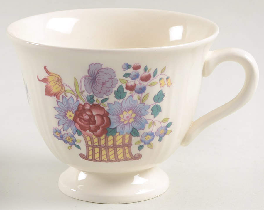 Floral Basket Footed Cup by Wedgwood-1