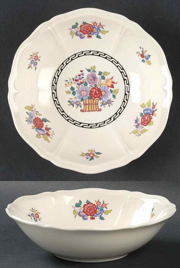 Floral Basket Coupe Cereal Bowl by Wedgwood-1