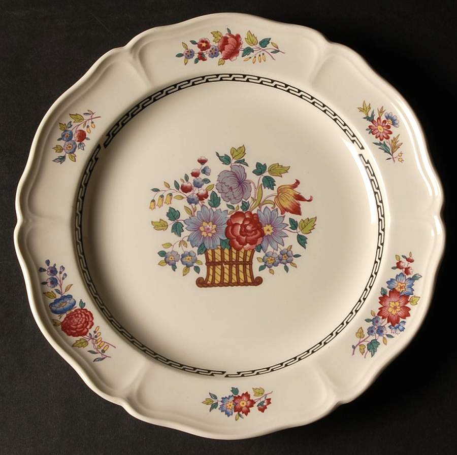 Floral Basket Salad Plate by Wedgwood-1
