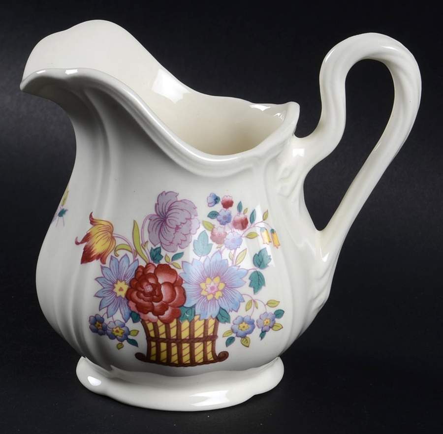 Floral Basket Creamer by Wedgwood-1