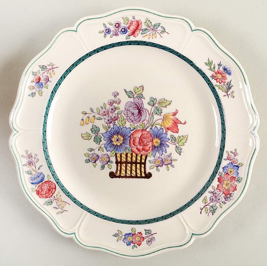 Floral Basket Dinner Plate by Wedgwood-1